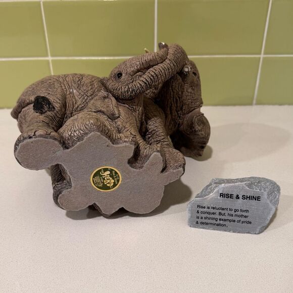 Vintage Collectible Sculpture - "Rise & Shine" from "The Herd" Collection - Picture 9 of 13